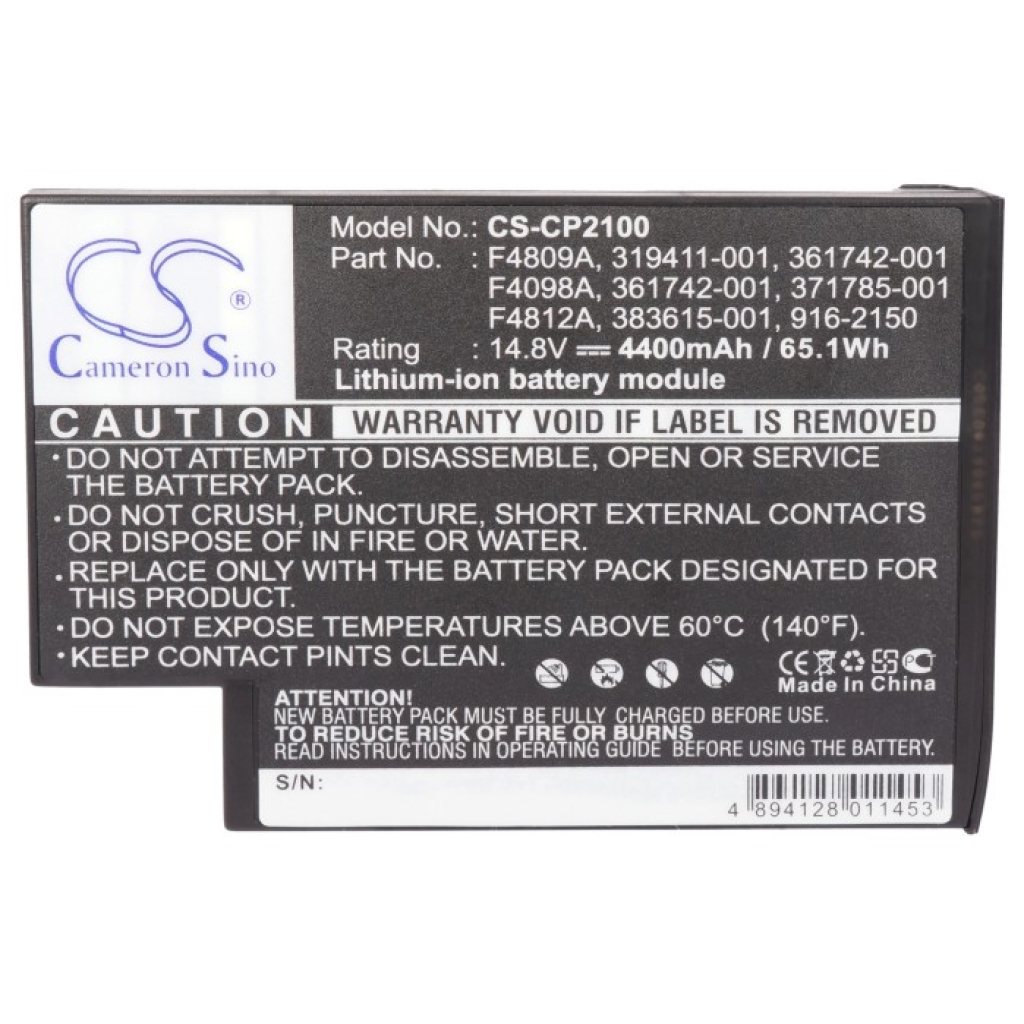 Batteria notebook Compaq Pavilion XT545-DC764A (CS-CP2100)