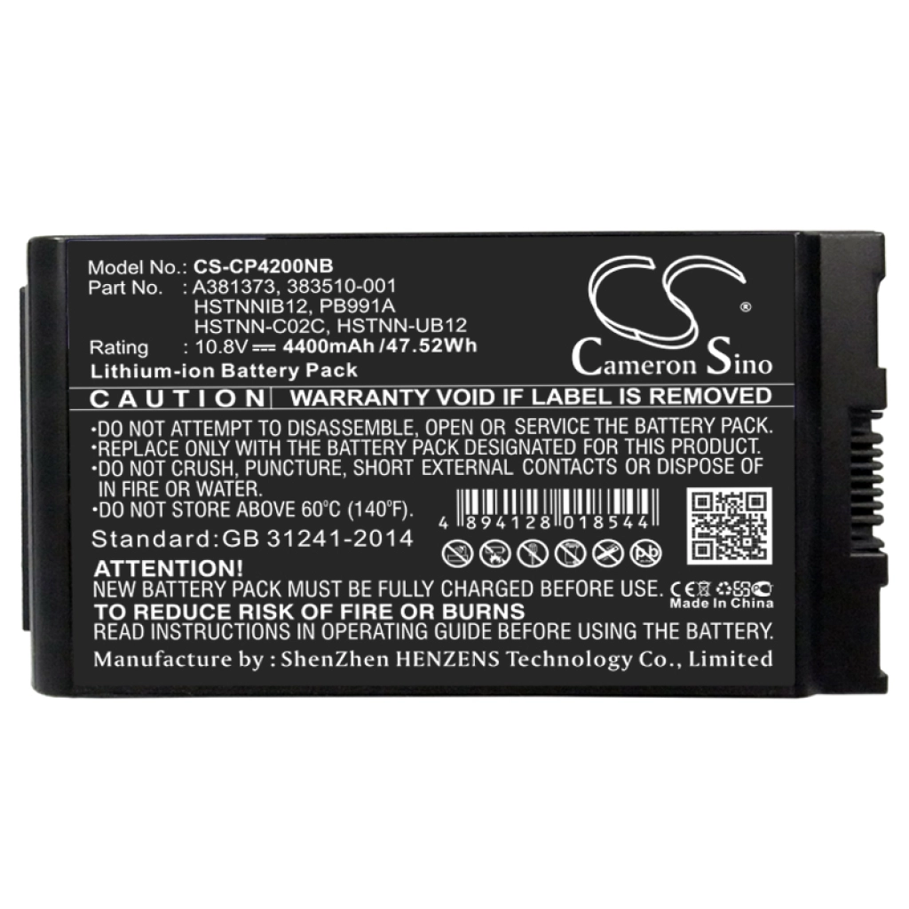 Batterie Batteria notebook CS-CP4200NB