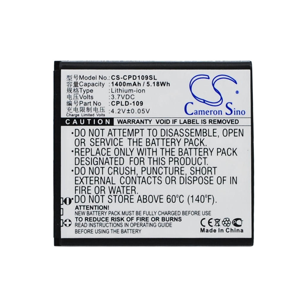 Sostituzione della batteria compatibile per Coolpad CPLD-109