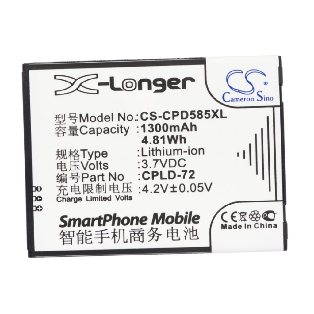 Batteria compatibile con Coolpad CS-CPD585XL