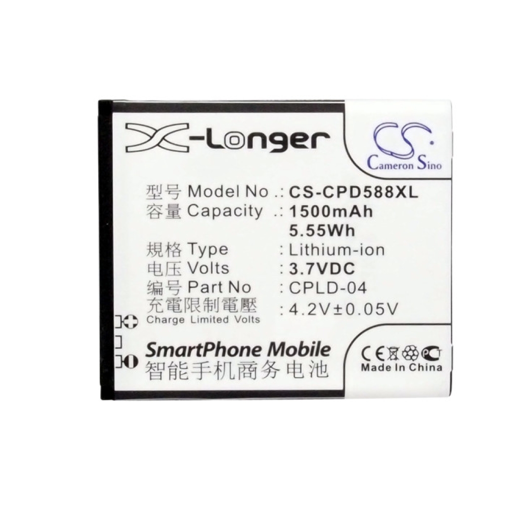 Sostituzione della batteria compatibile per Coolpad CPLD-04
