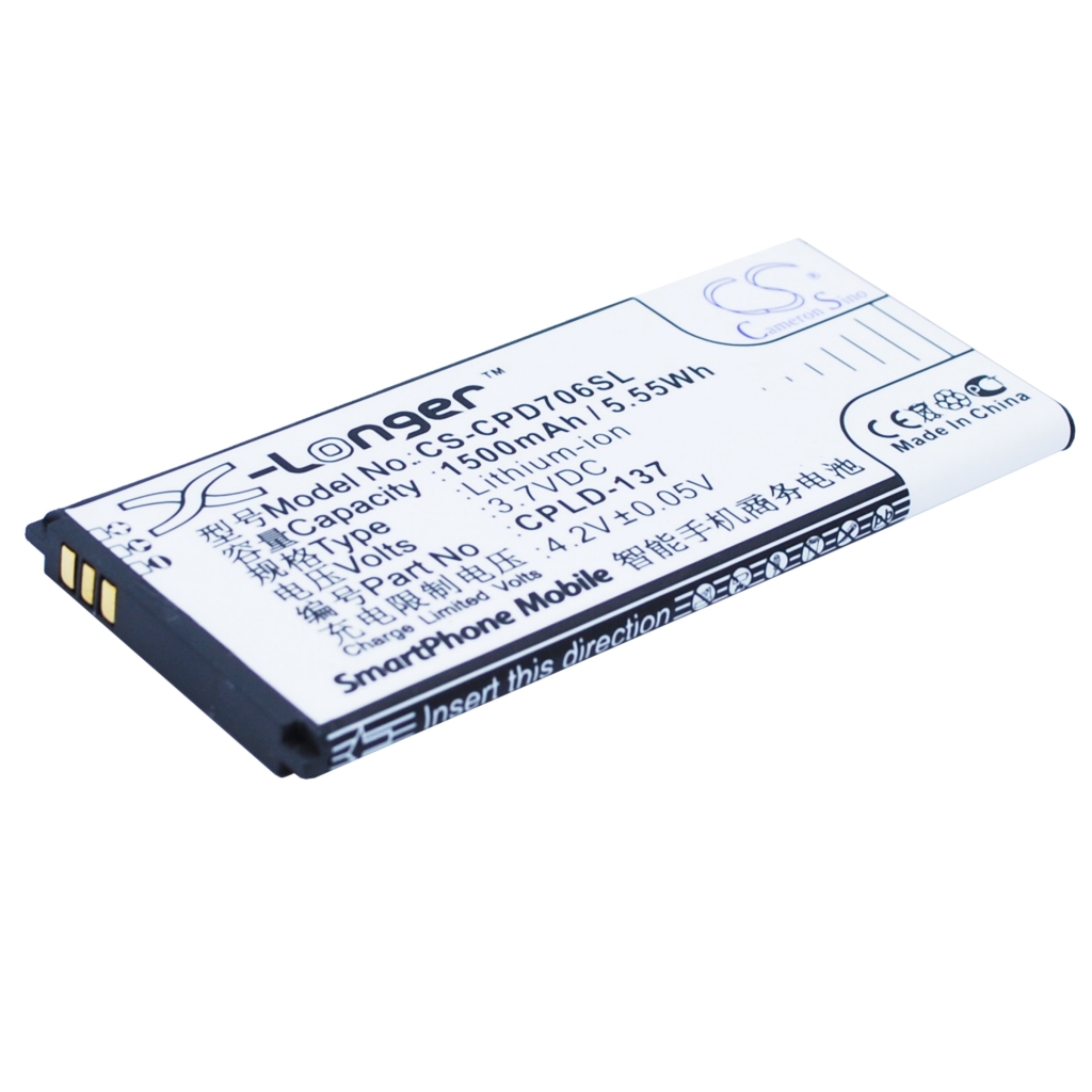 Sostituzione della batteria compatibile per Coolpad CPLD-137