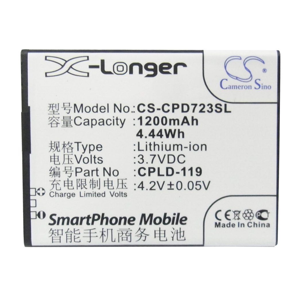 Batteria del telefono cellulare Coolpad CS-CPD723SL