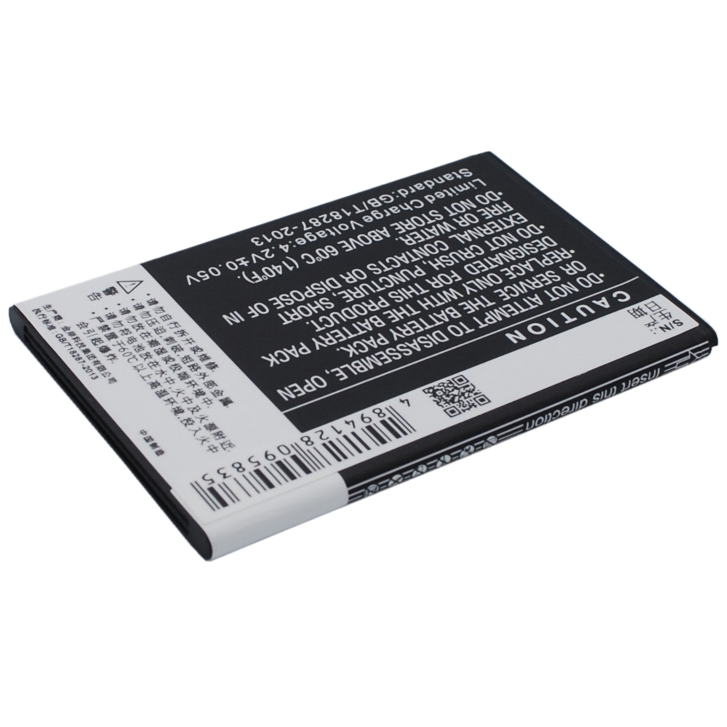 CS-CPD802SL etichetta di sicurezza/avviso nera con codice a barre