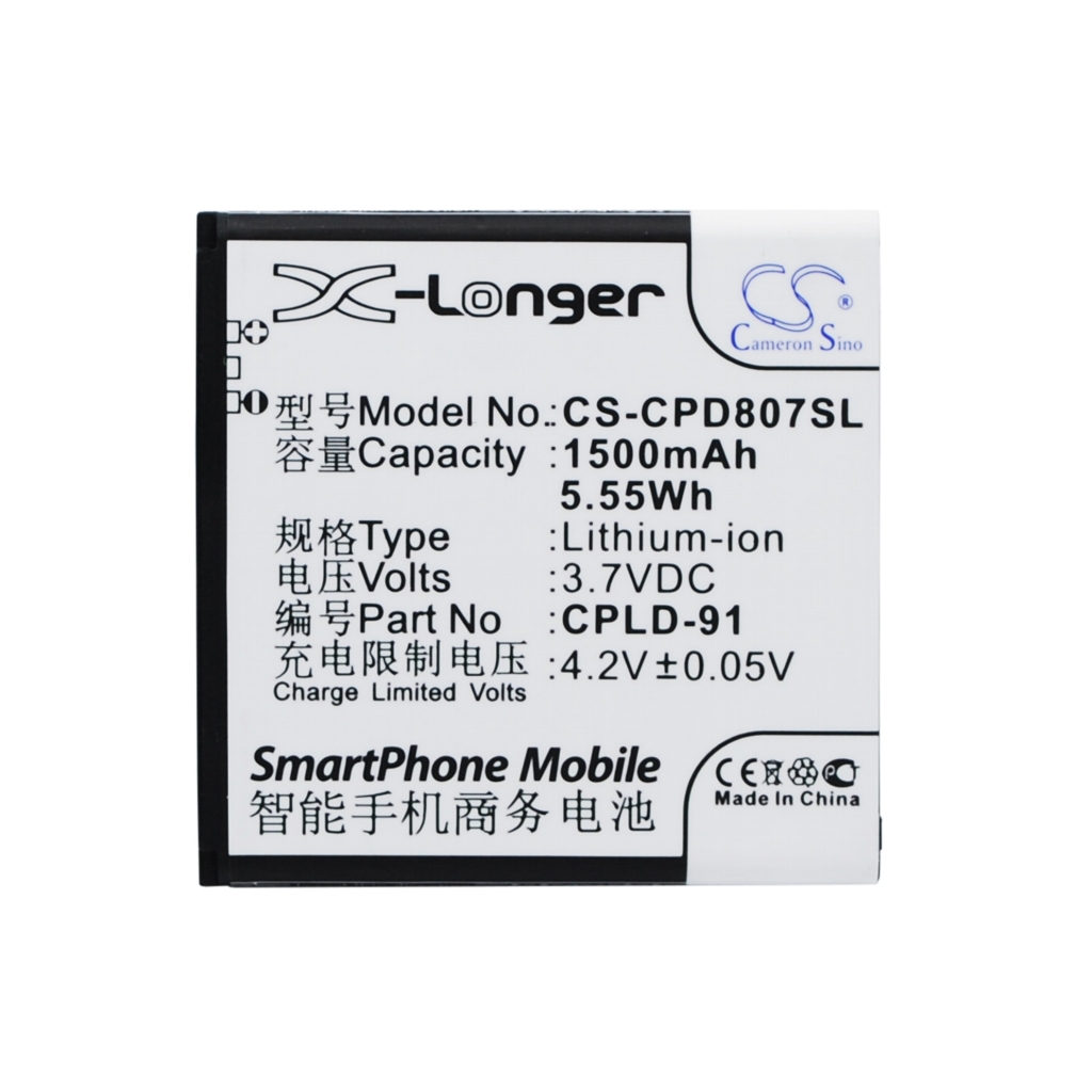 Sostituzione della batteria compatibile per Coolpad CPLD-91