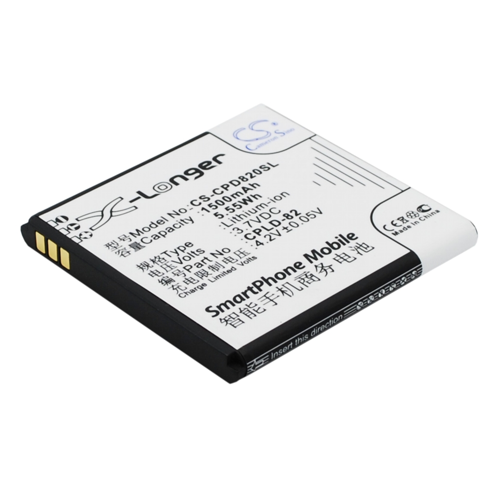 Sostituzione della batteria compatibile per Coolpad CPLD-82