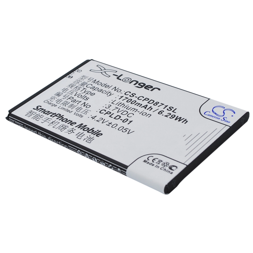 Batterie Batteria del telefono cellulare CS-CPD871SL