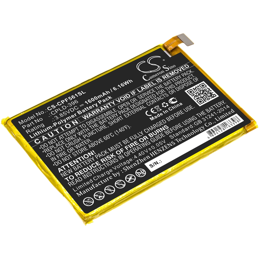 Sostituzione della batteria compatibile per Coolpad CPLD-396