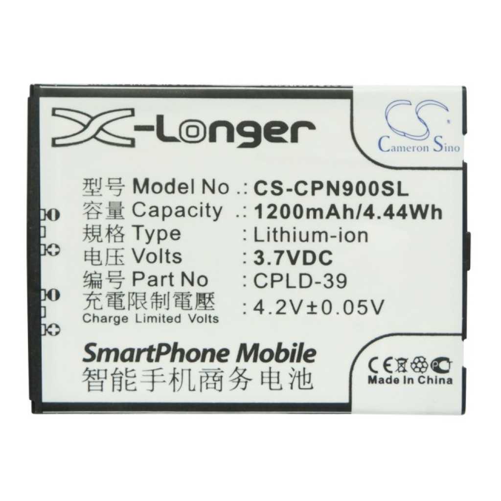 Sostituzione della batteria compatibile per Coolpad CPLD-39