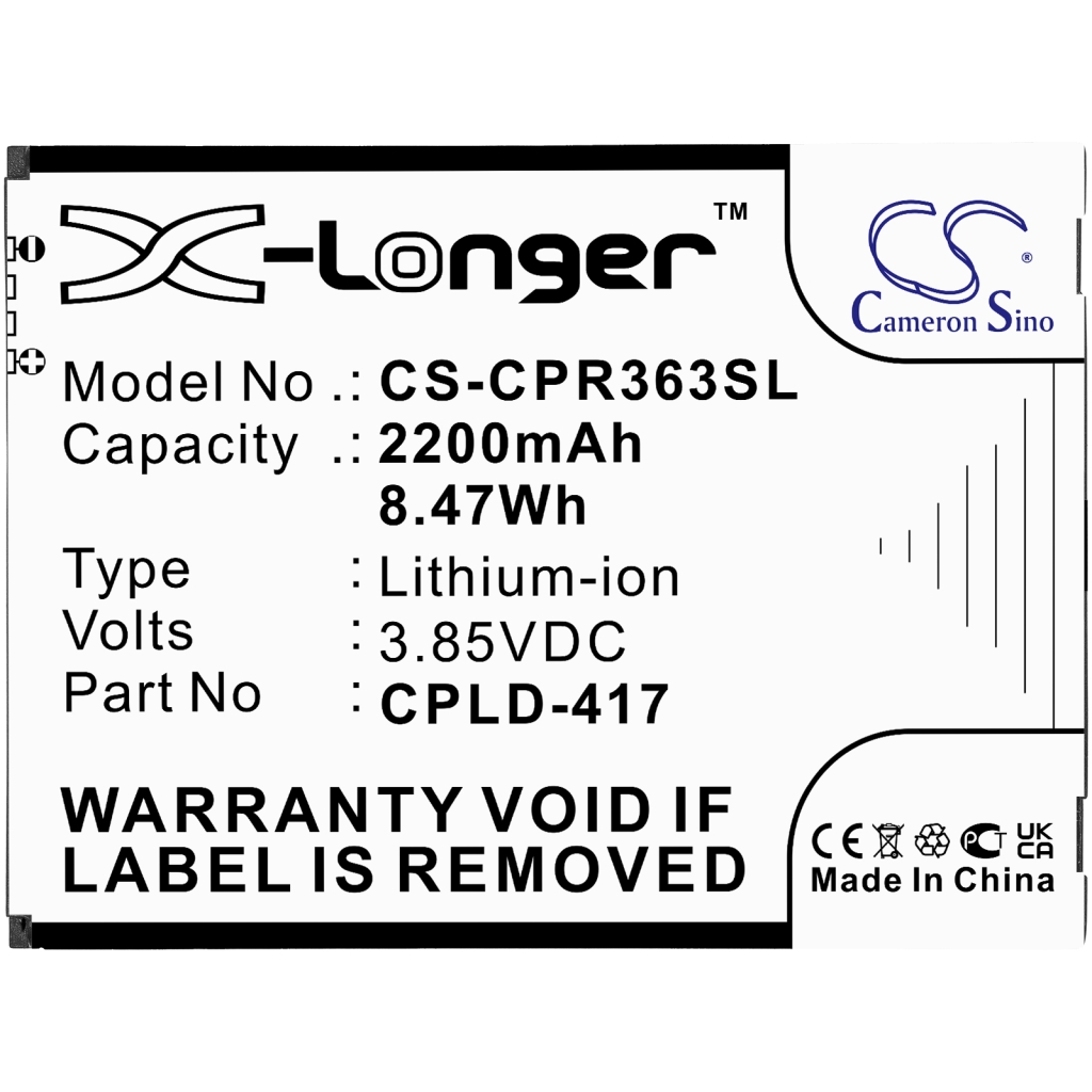 Sostituzione della batteria compatibile per Coolpad CPLD-417