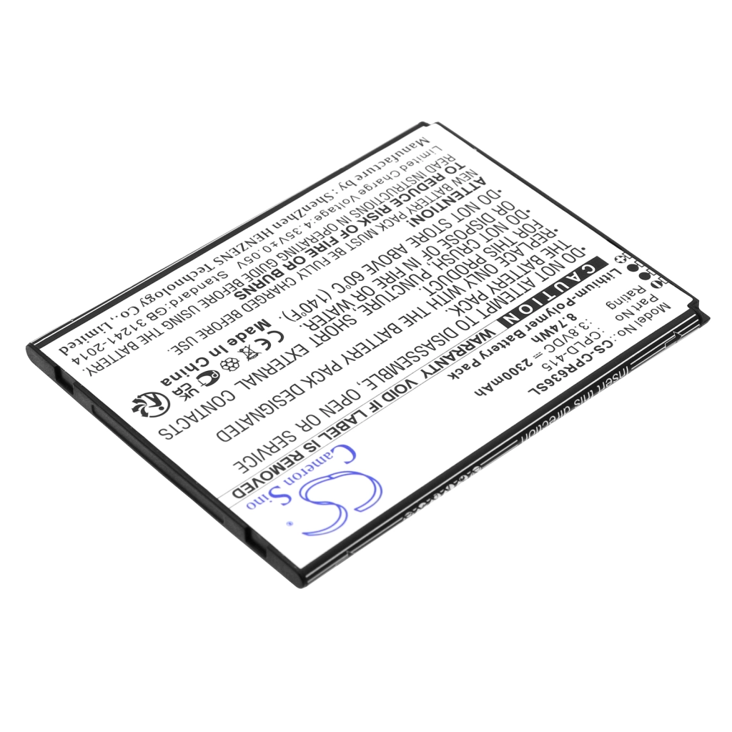 Batterie Batteria del telefono cellulare CS-CPR636SL