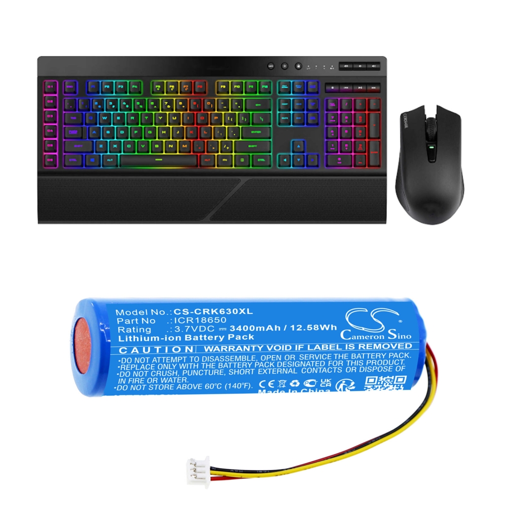 Batteria della tastiera Corsair CS-CRK630XL