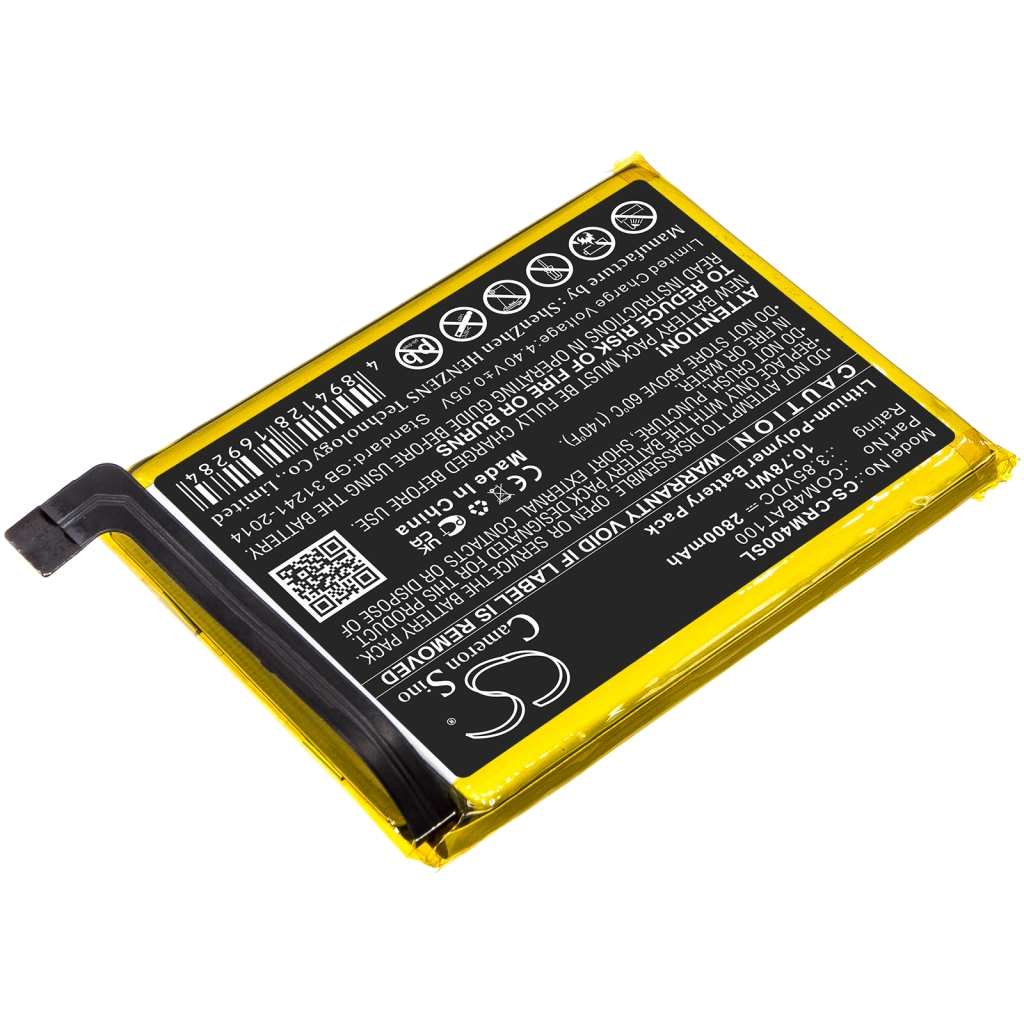 Batterie Batteria del telefono cellulare CS-CRM400SL
