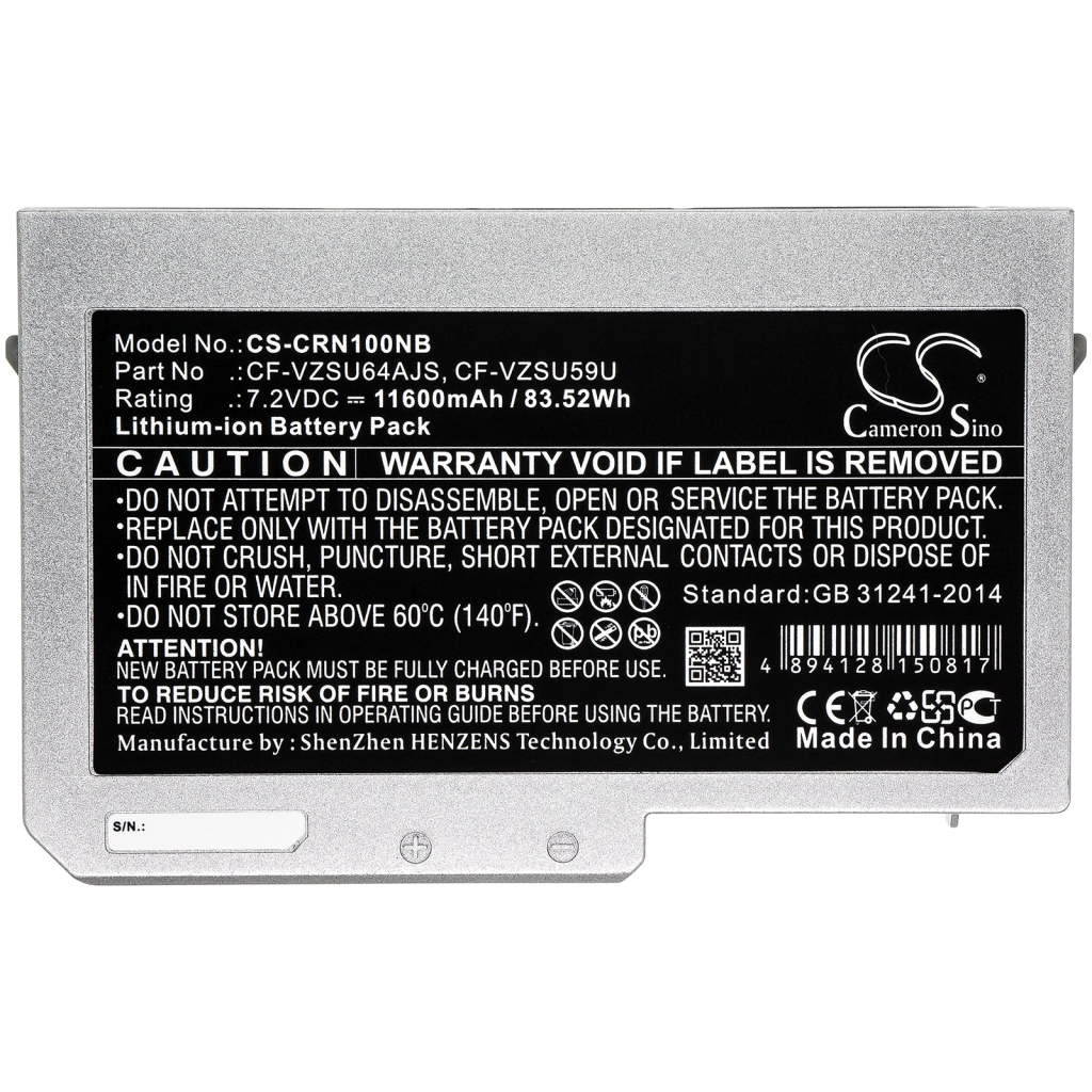 Batterie Batteria notebook CS-CRN100NB