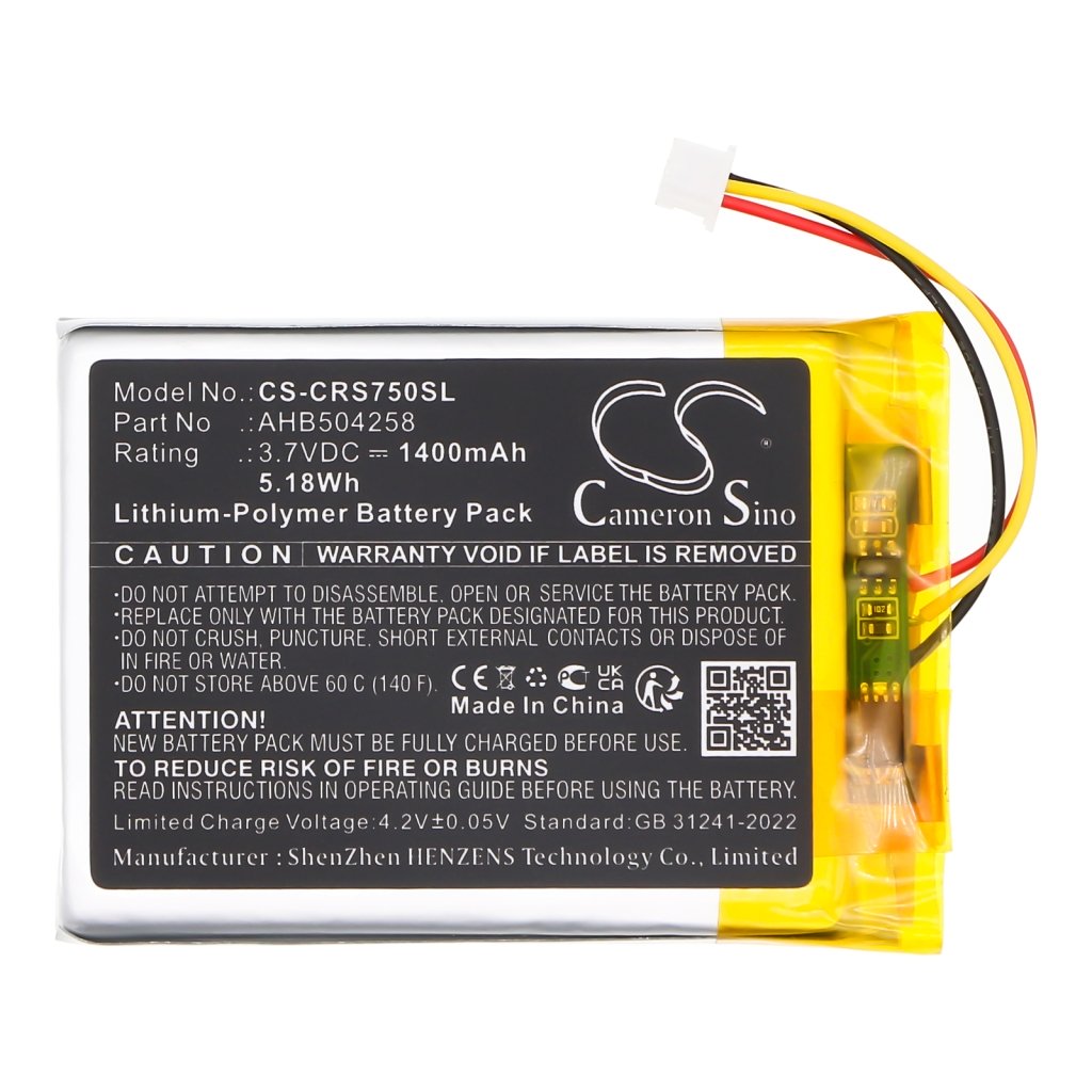Batteries Keyboard Battery CS-CRS750SL