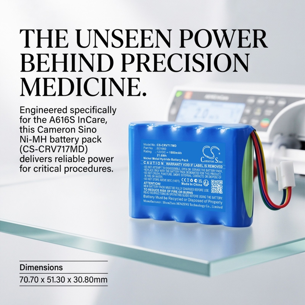Batteria per Codan Argus infusion pump 717