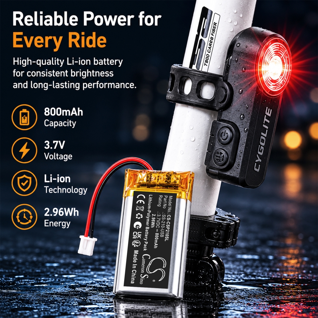 Batteria compatibile con Cygolite CS-CSP210SL