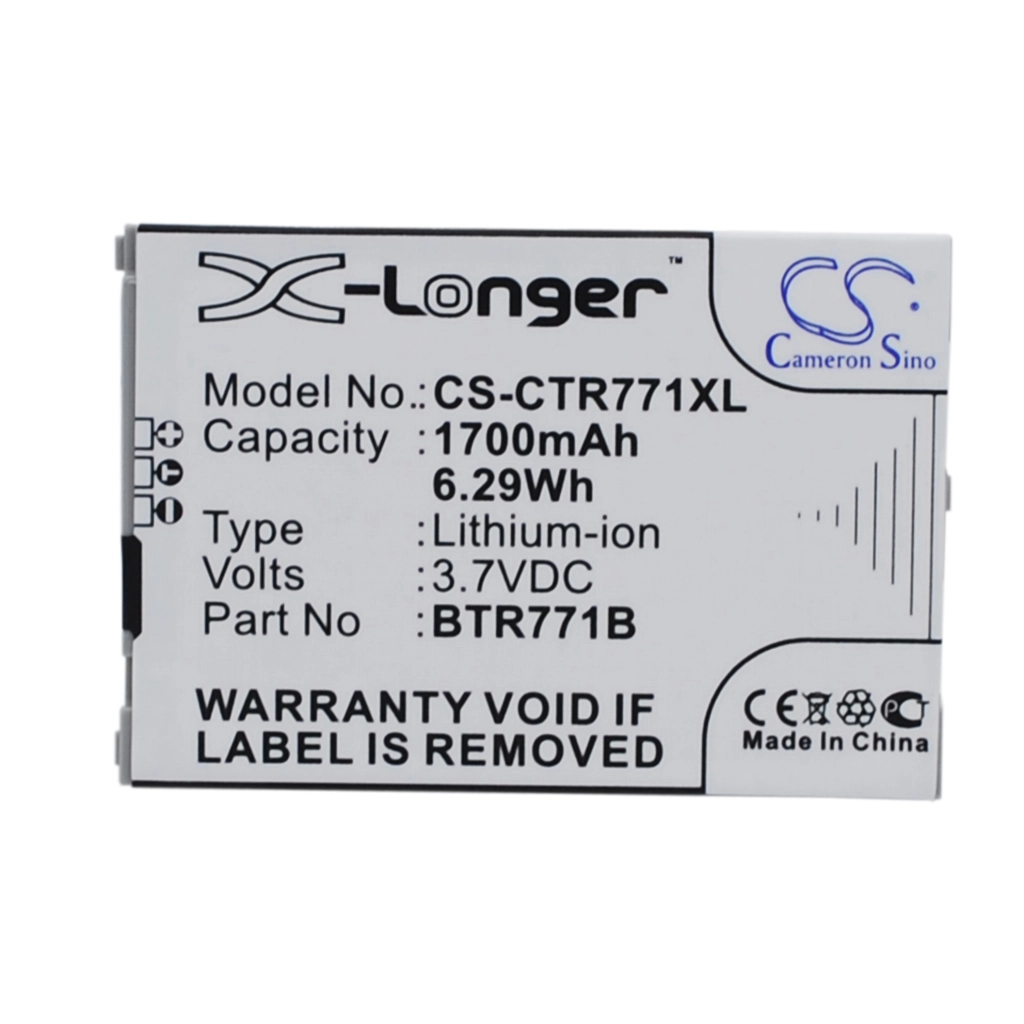 Batterie Batteria del telefono cellulare CS-CTR771XL