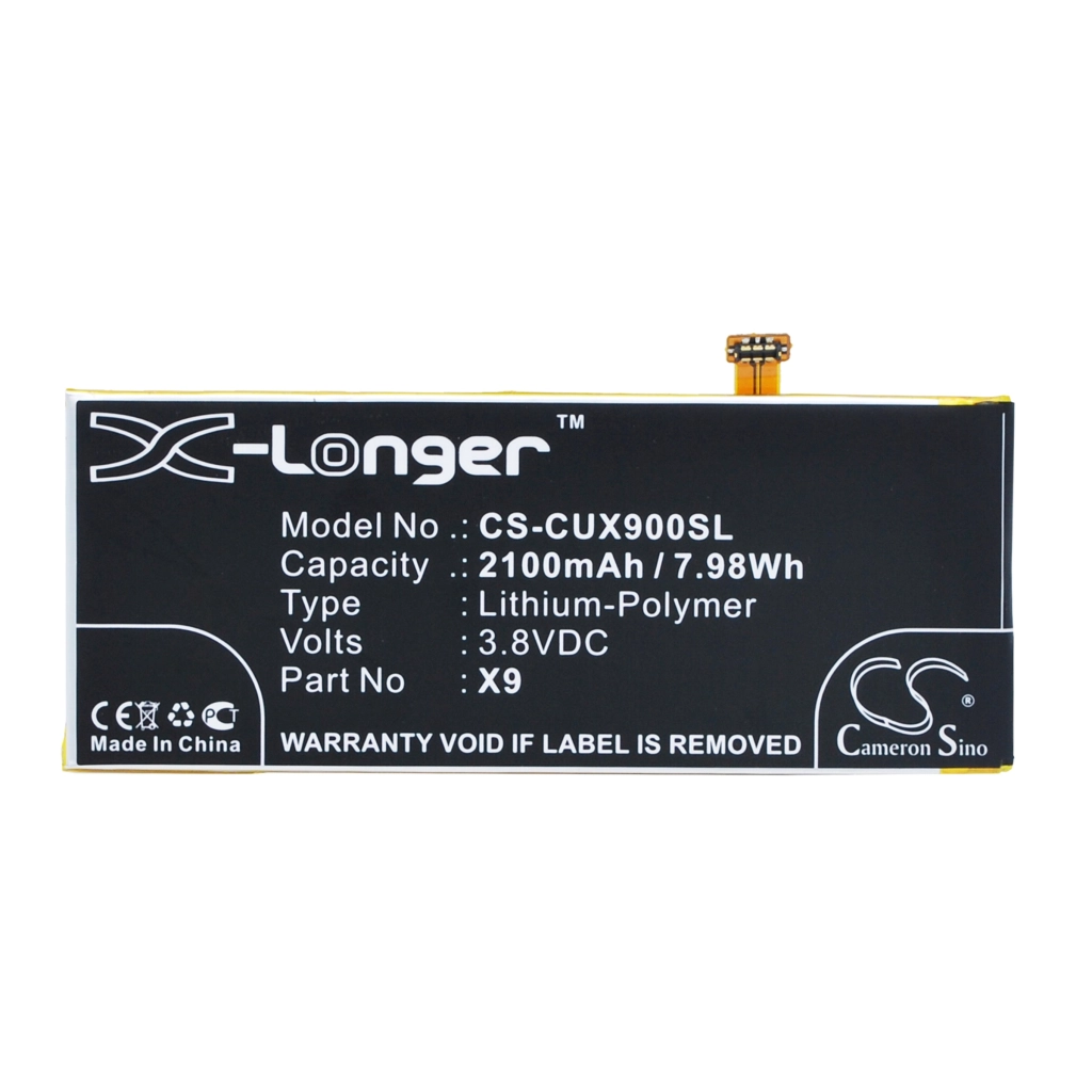 Batterie Batteria del telefono cellulare CS-CUX900SL