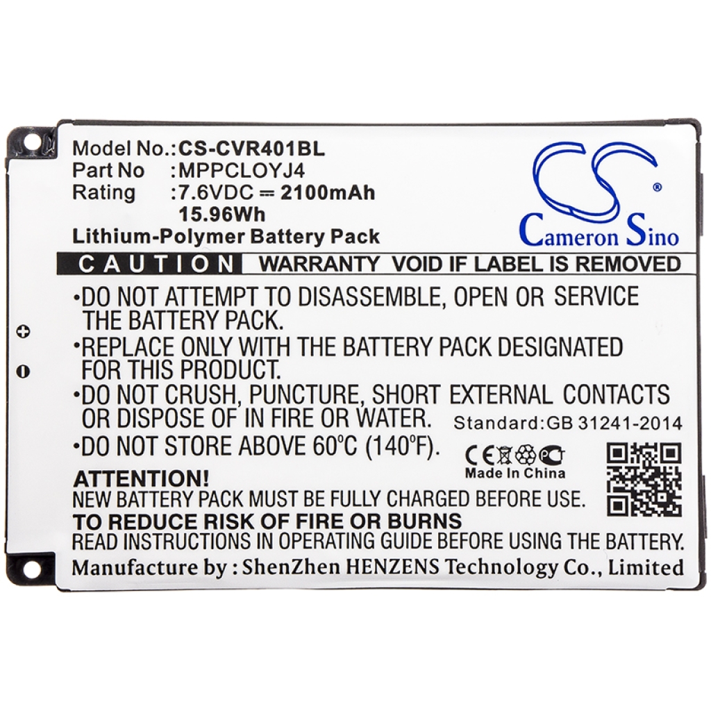 Batterie Terminale di pagamento Batteria CS-CVR401BL
