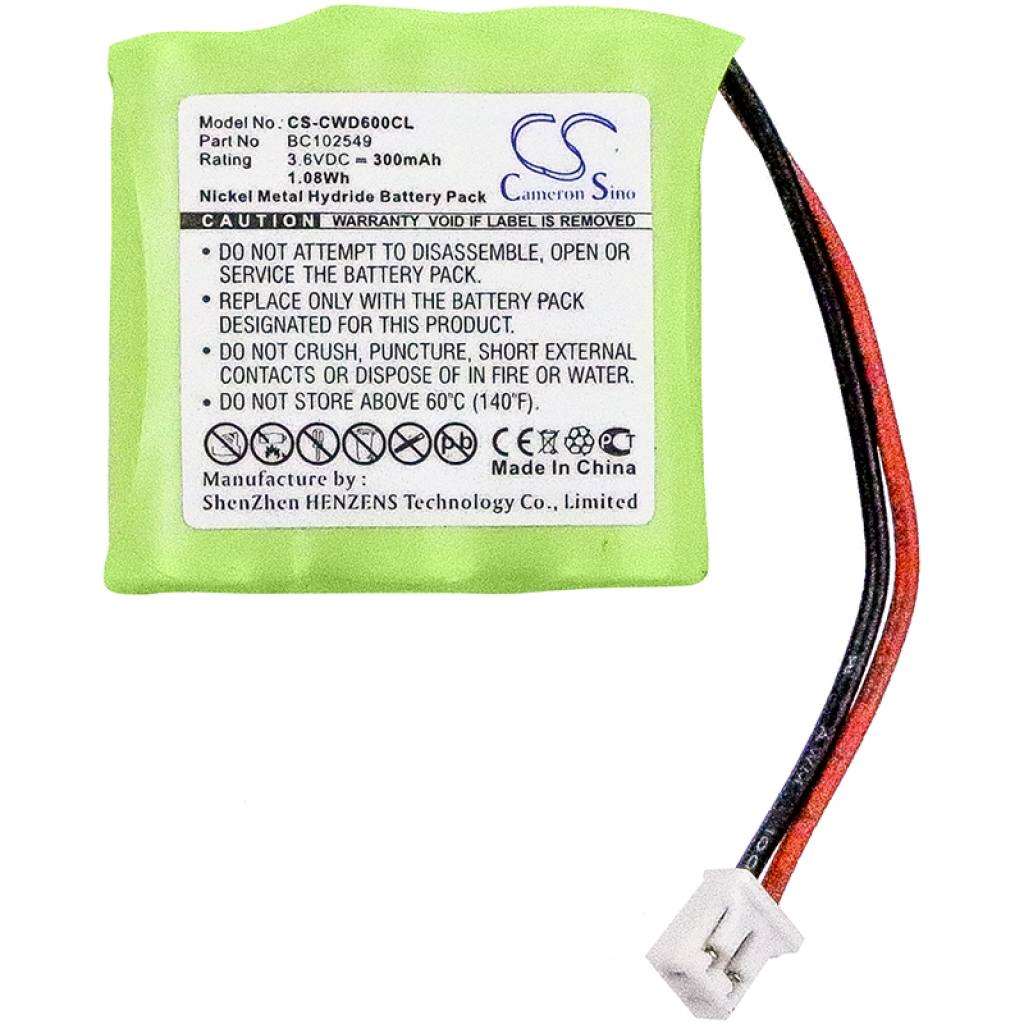 Batteria Telefono Cordless Cable & wireless CS-CWD600CL
