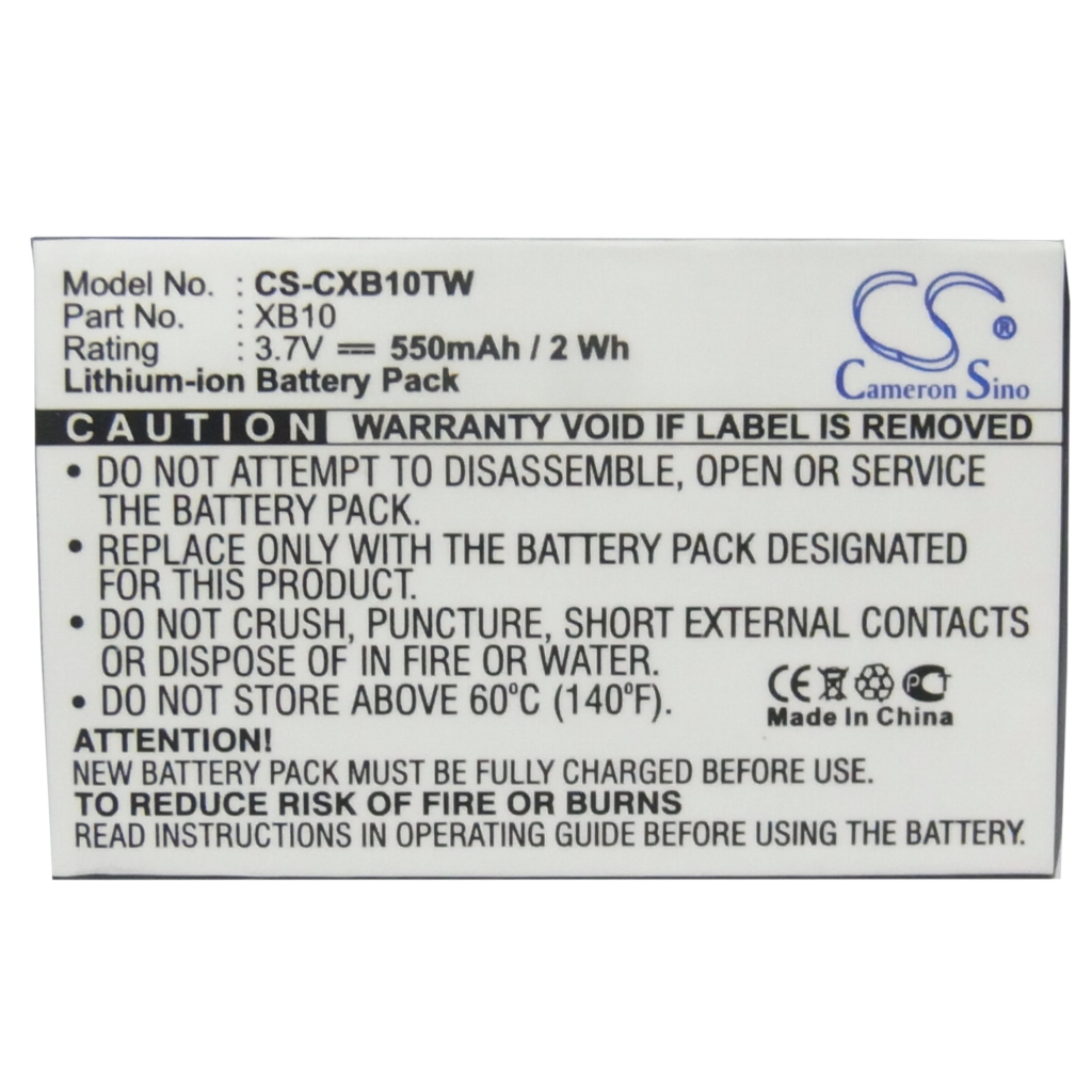 Batteria radio bidirezionale Xact Communication CS-CXB10TW