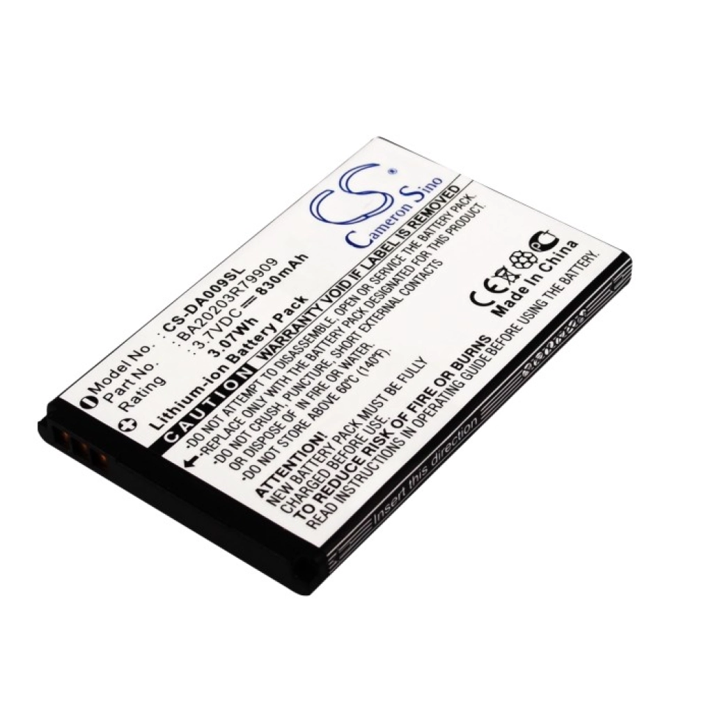 Batterie Batteria MP3, MP4, PMP CS-DA009SL
