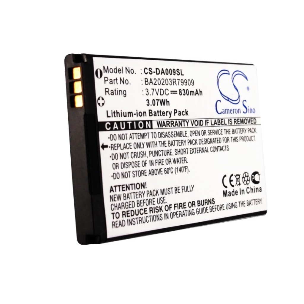 Batterie Batteria MP3, MP4, PMP CS-DA009SL