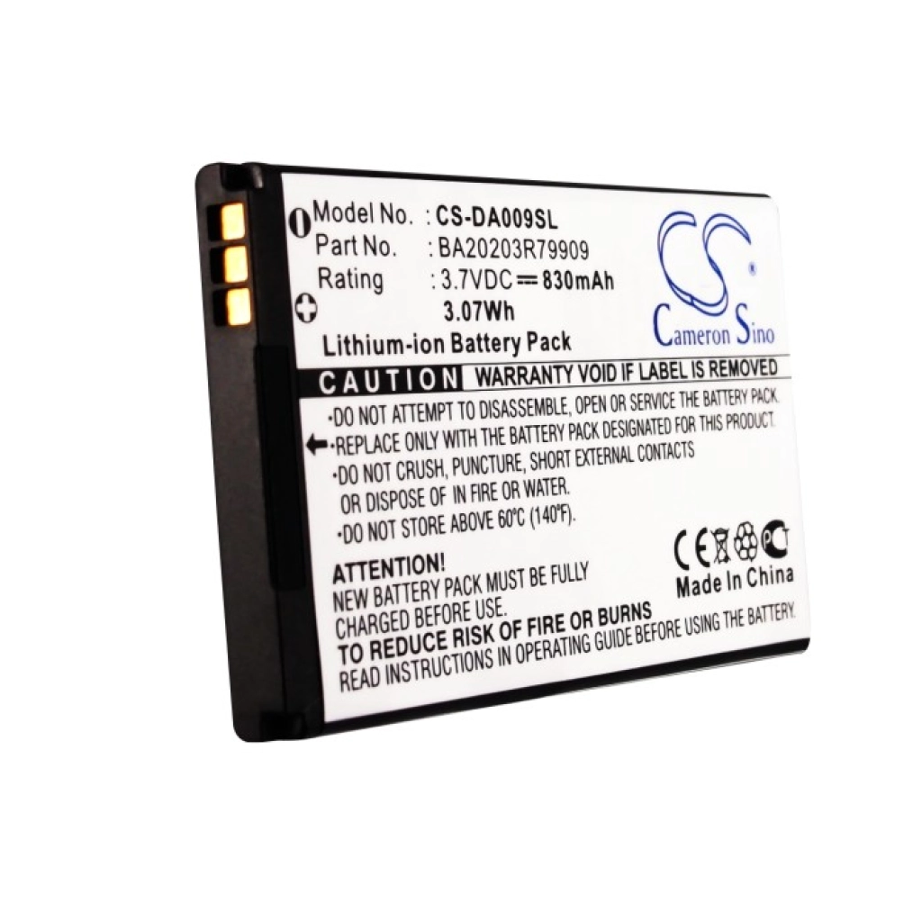 Batterie Batteria MP3, MP4, PMP CS-DA009SL