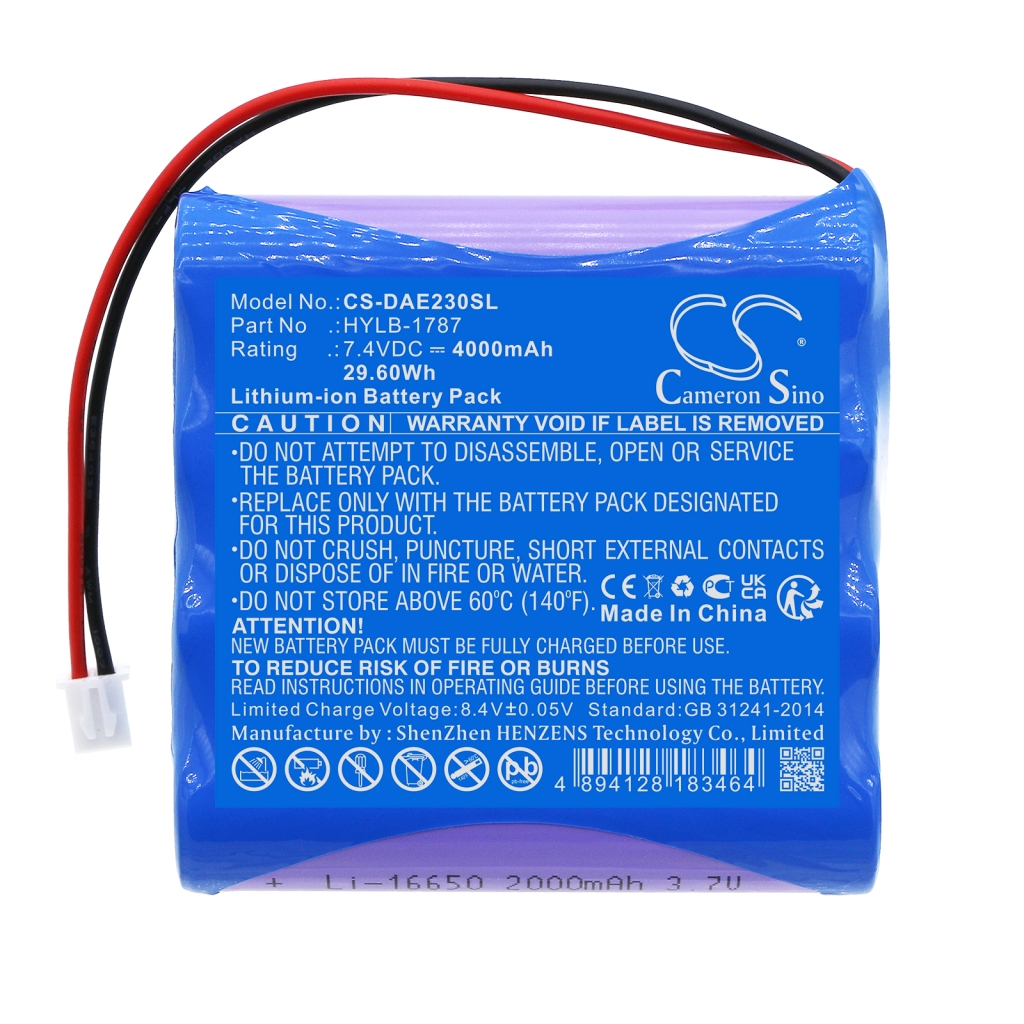 Sostituzione della batteria compatibile per Deli HYLB-1787