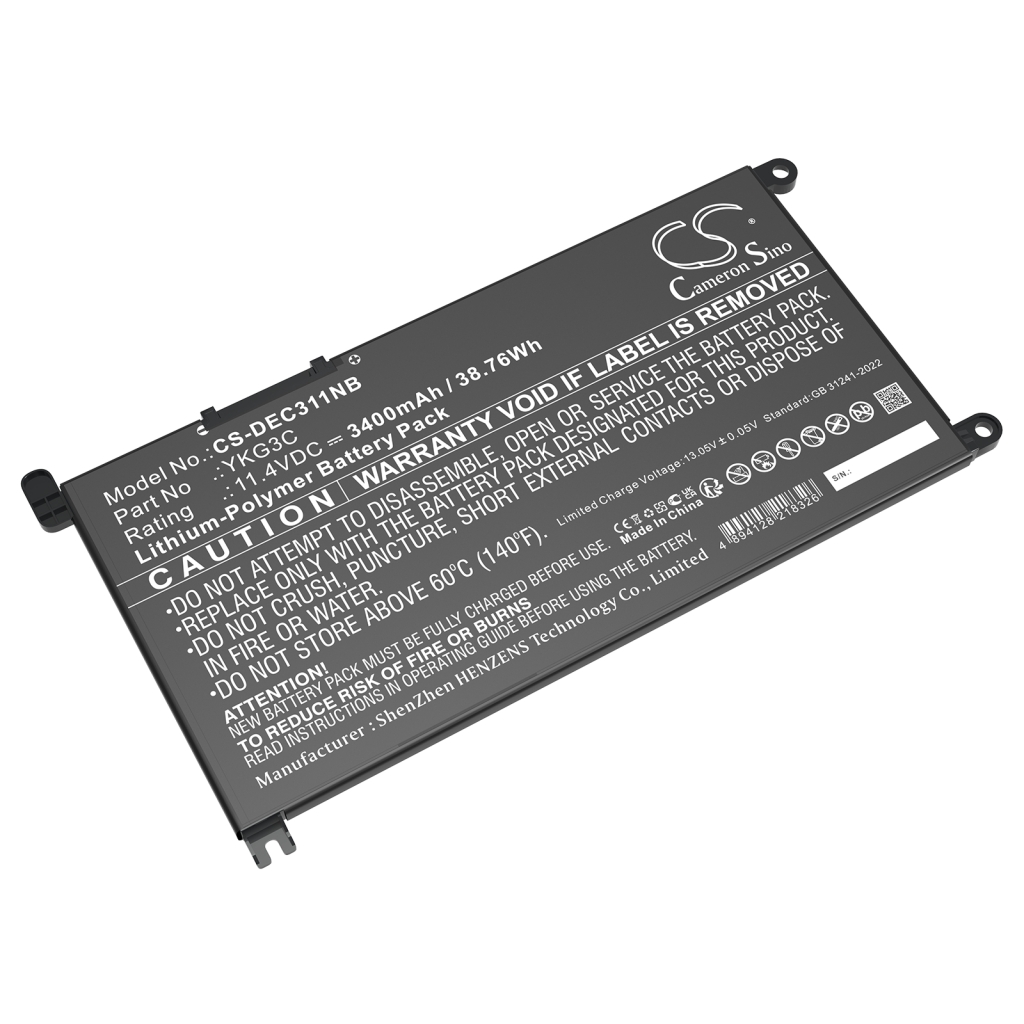 Batterie Sostituisce YKG3C