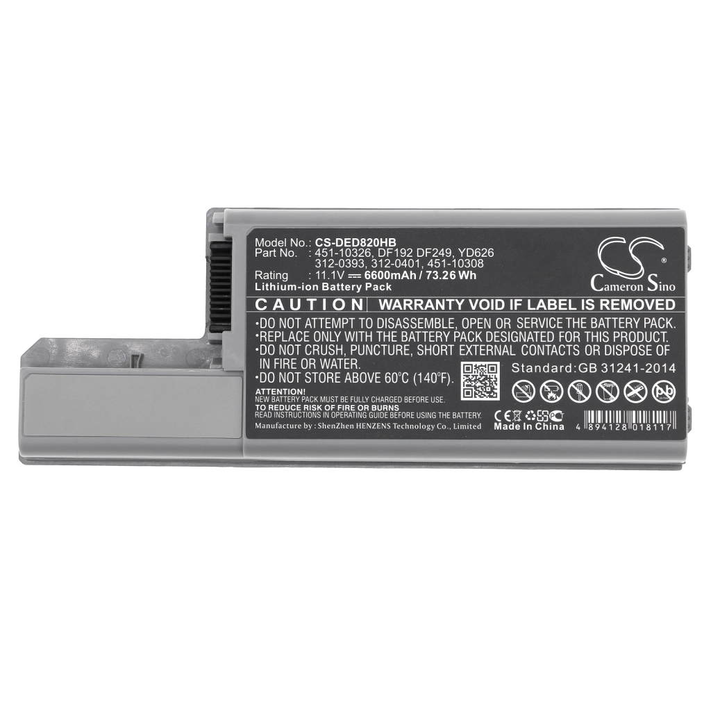 Batterie Batteria notebook CS-DED820HB