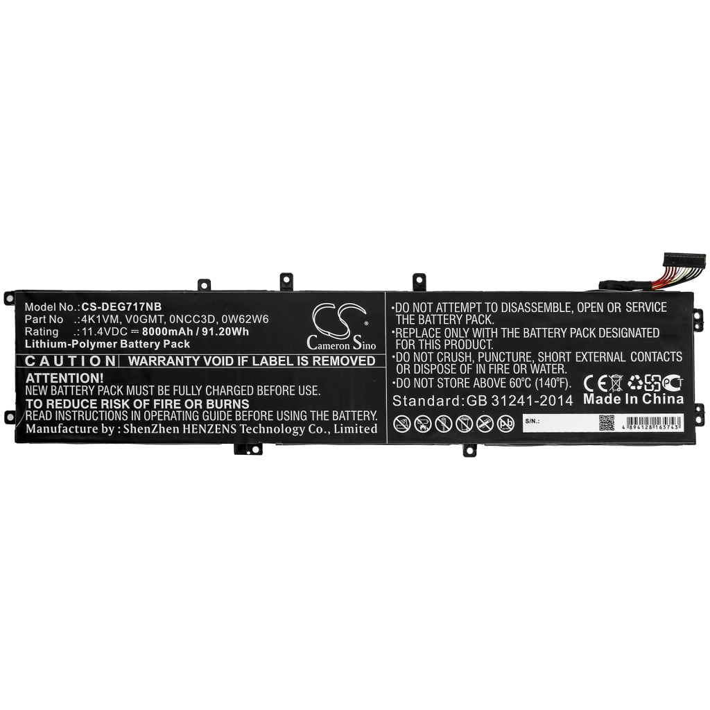 Batterie Sostituisce 0W62W6