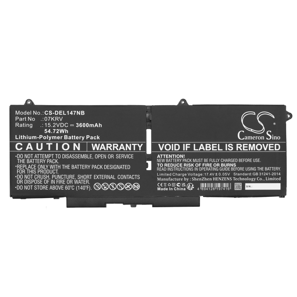 Batteria notebook DELL Latitude 14 7430 4FVJG (CS-DEL147NB)