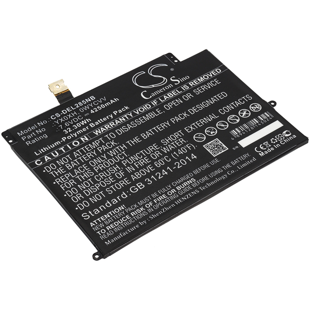 Batterie Batteria notebook CS-DEL285NB
