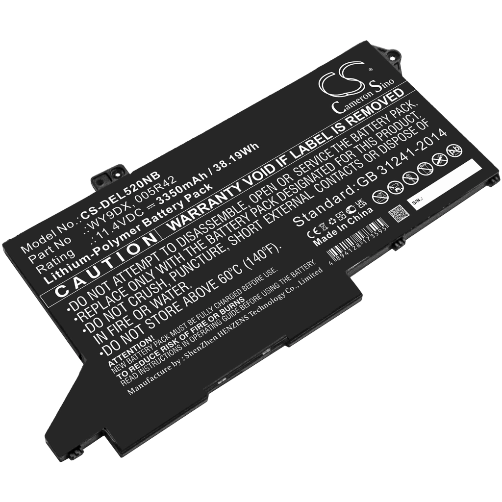 Batterie Batteria notebook CS-DEL520NB