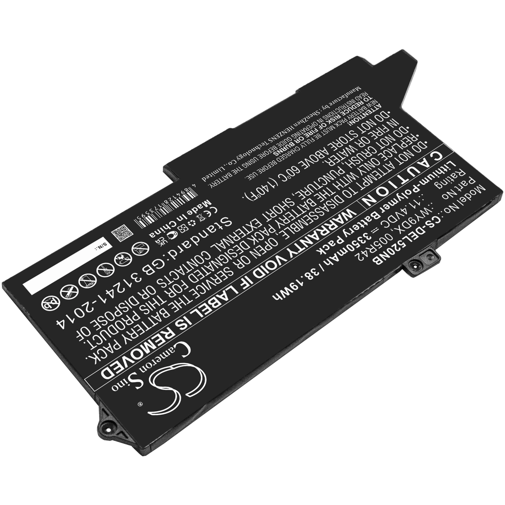 Batterie Batteria notebook CS-DEL520NB