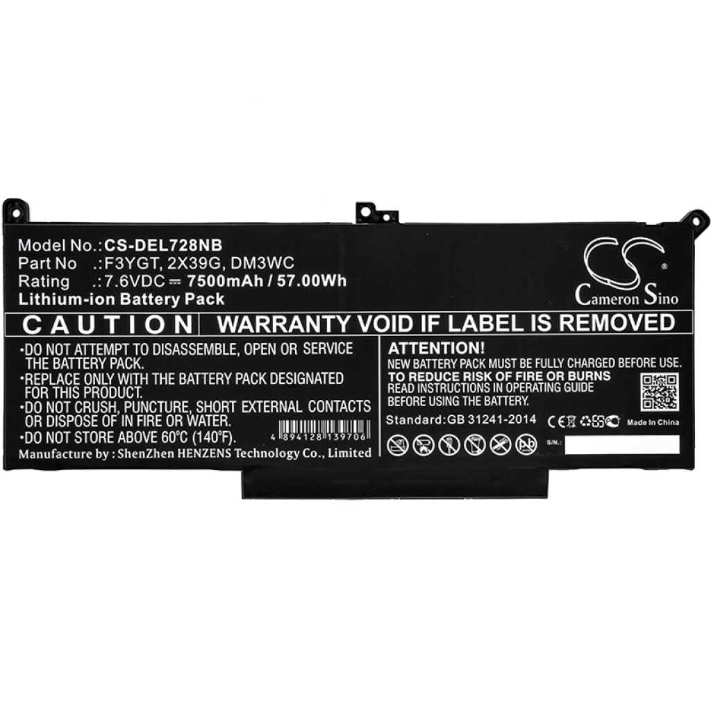 Batterie Sostituisce 0DM3WC