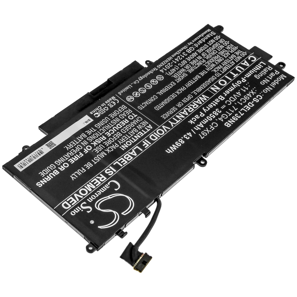 Sostituzione della batteria compatibile per DELL 71TG4,CFX97,X49C1