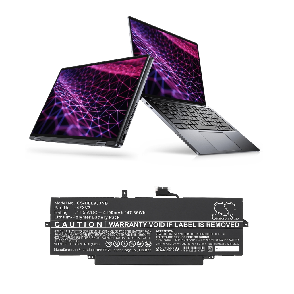 Batterie Batteria notebook CS-DEL933NB