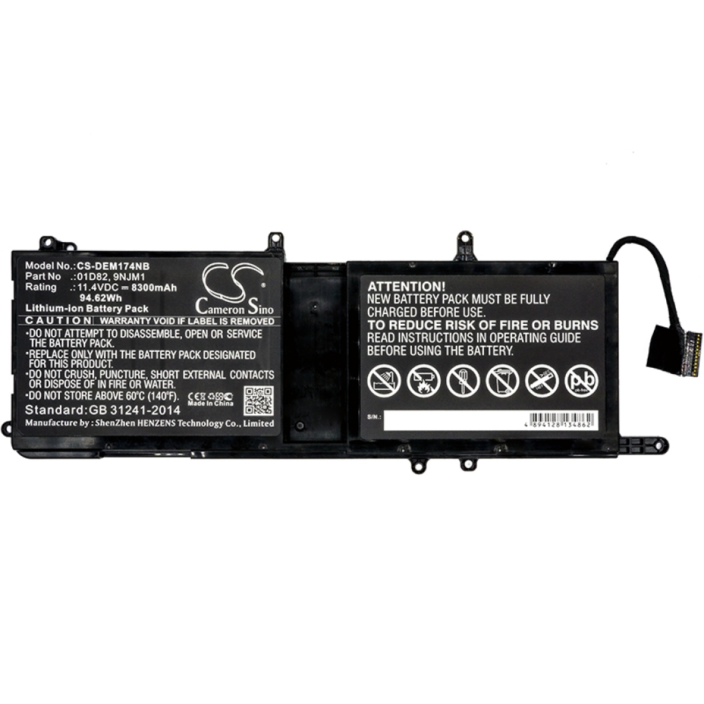 Batterie Sostituisce 0MG2YH