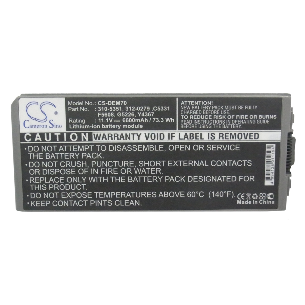 Batterie Sostituisce 312-0279