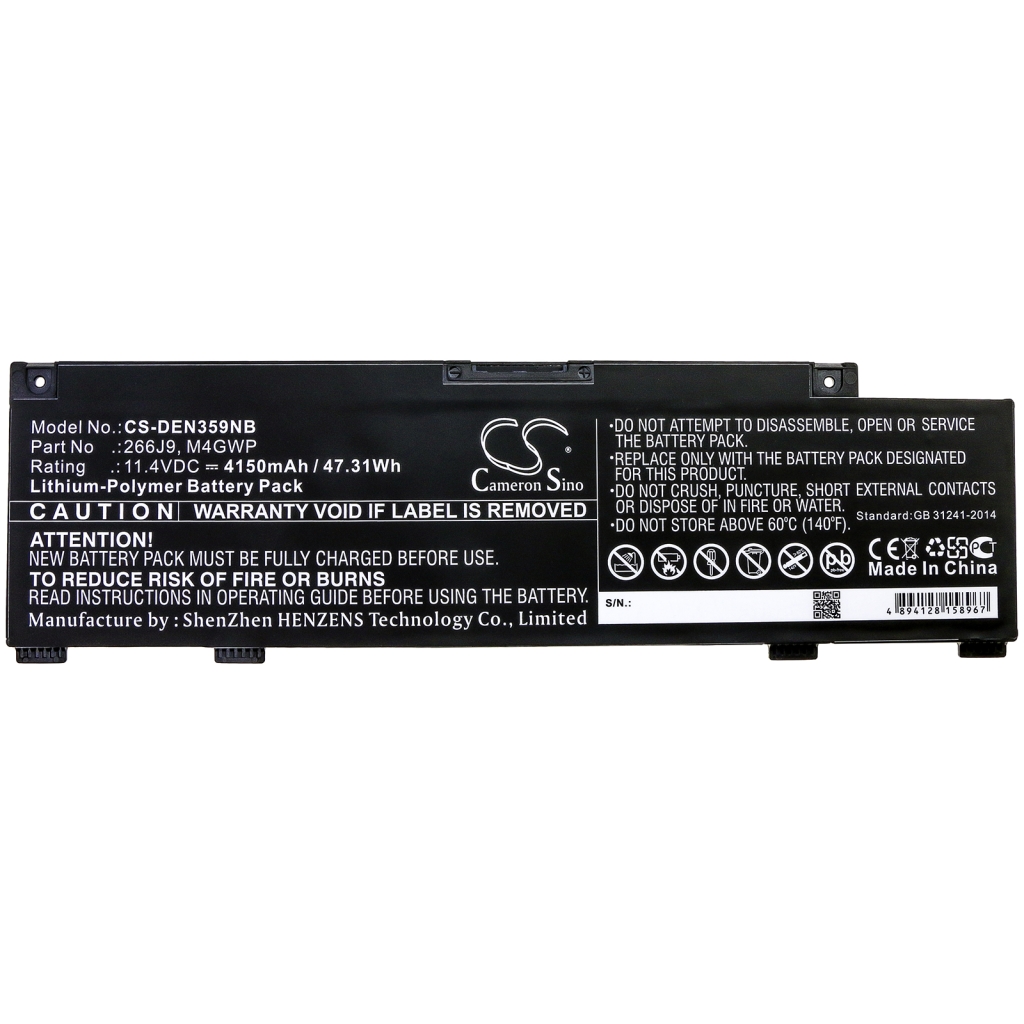 Batteria notebook DELL G3 15 3590 (CS-DEN359NB)
