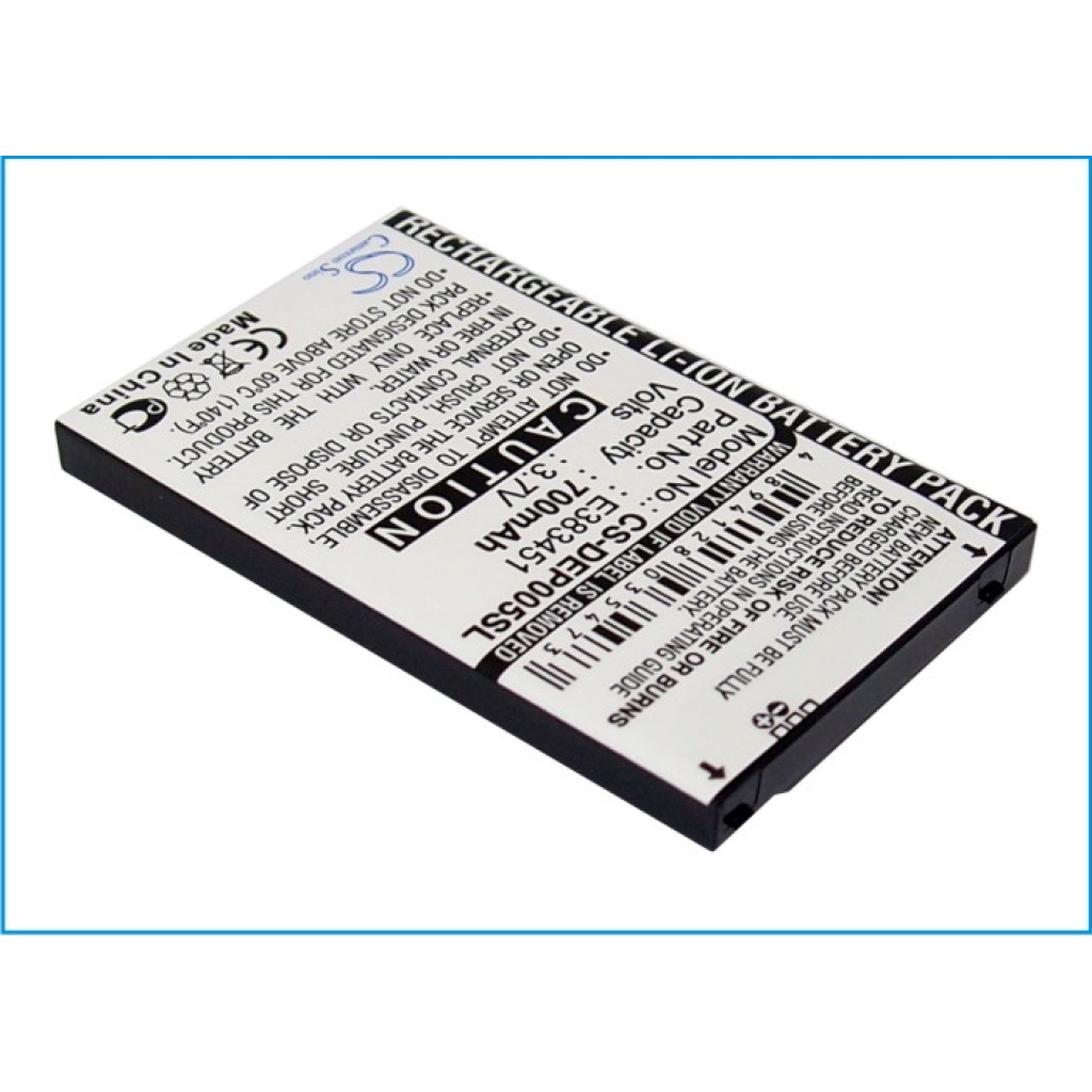Batterie Batteria del telefono cellulare CS-DEP005SL