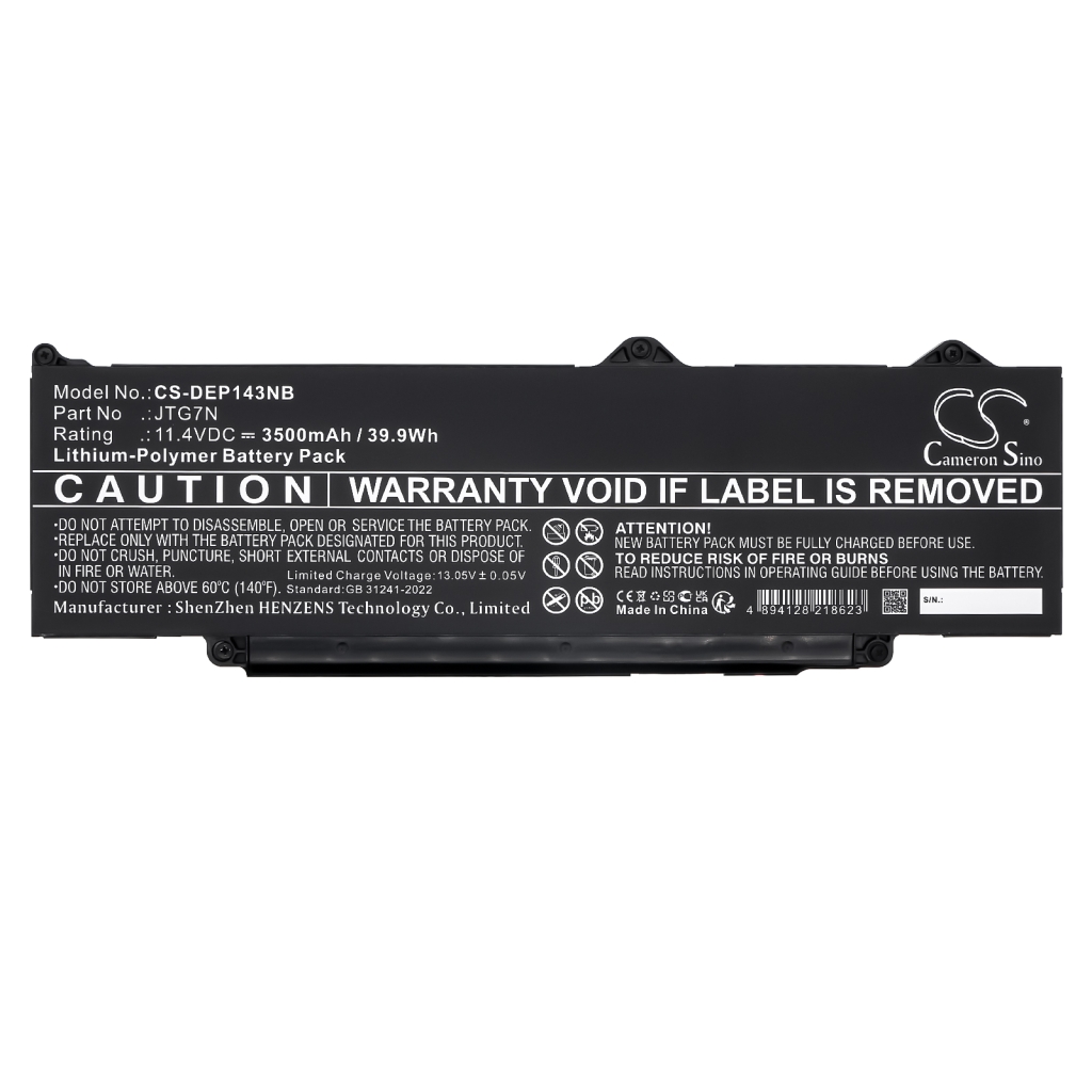 Batterie Batteria notebook CS-DEP143NB