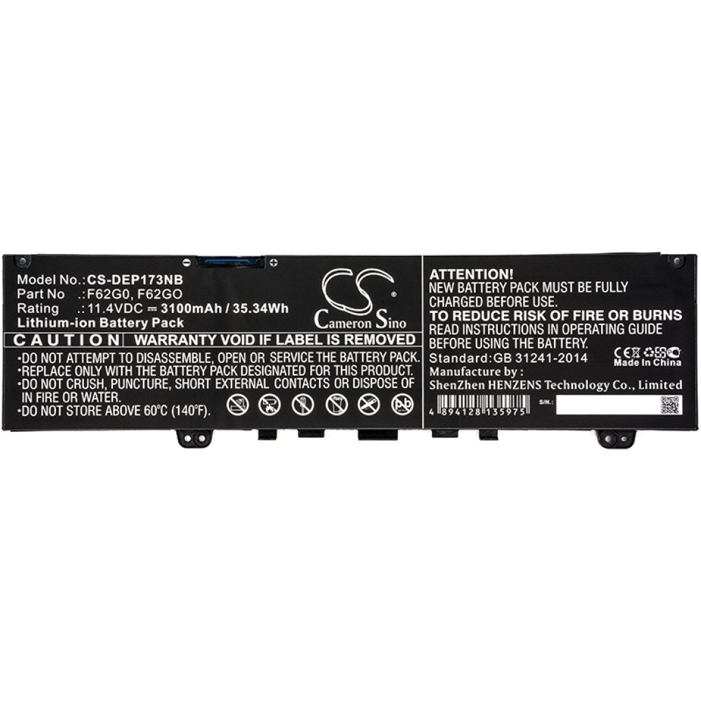 Batterie Sostituisce 039DY5