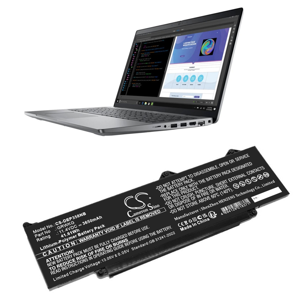 Battery Replaces NKXK7