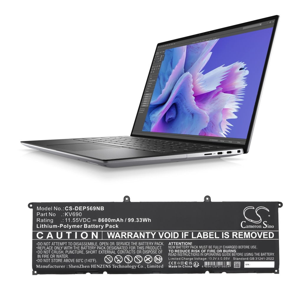 Batterie Batteria notebook CS-DEP569NB