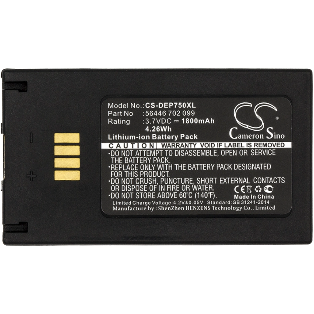 Codice a barre, batteria dello scanner Tsl 2128 (CS-DEP750XL)