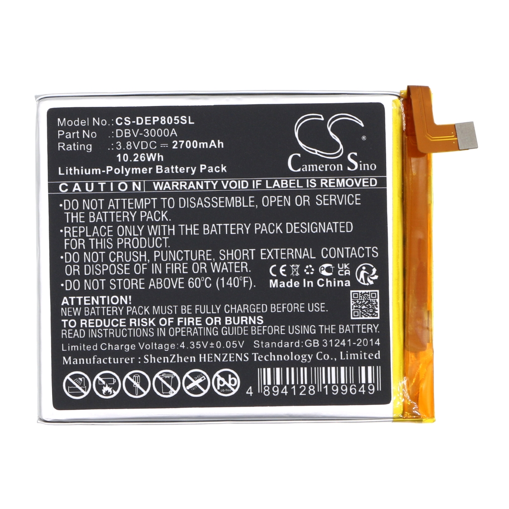 Batteria Sostituisce DBV-3000A